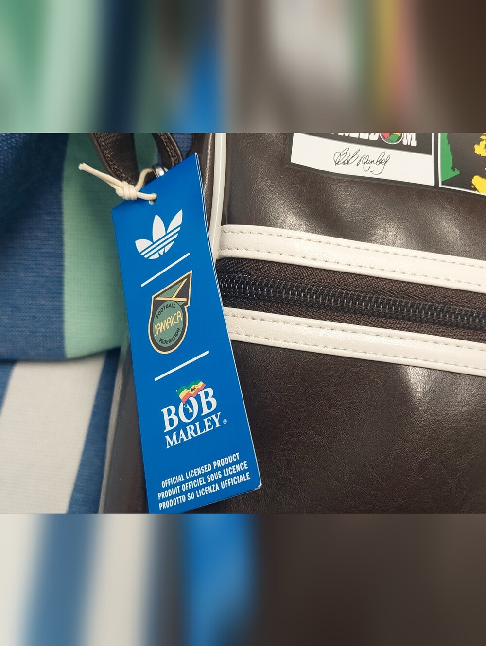 adidas Black Retro Classic Shoulder Bag.BOB MARLEY - Picture 4 of 11